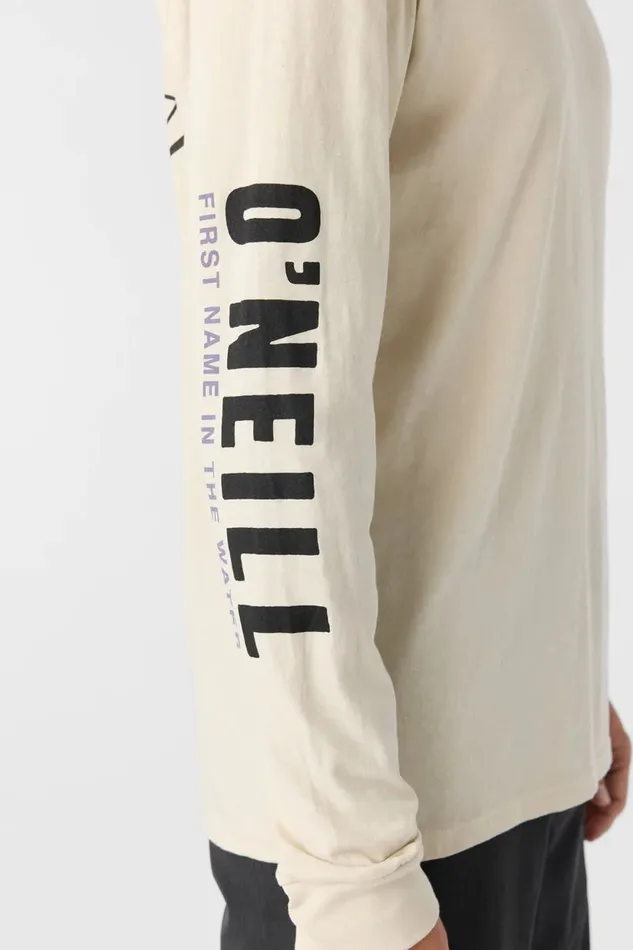 O039NEILL EVENTIDE STANDARD FIT LONG SLEEVE TEE Lt Khaki Men Featured
