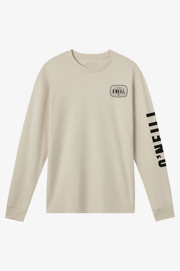O039NEILL EVENTIDE STANDARD FIT LONG SLEEVE TEE Lt Khaki Men Featured