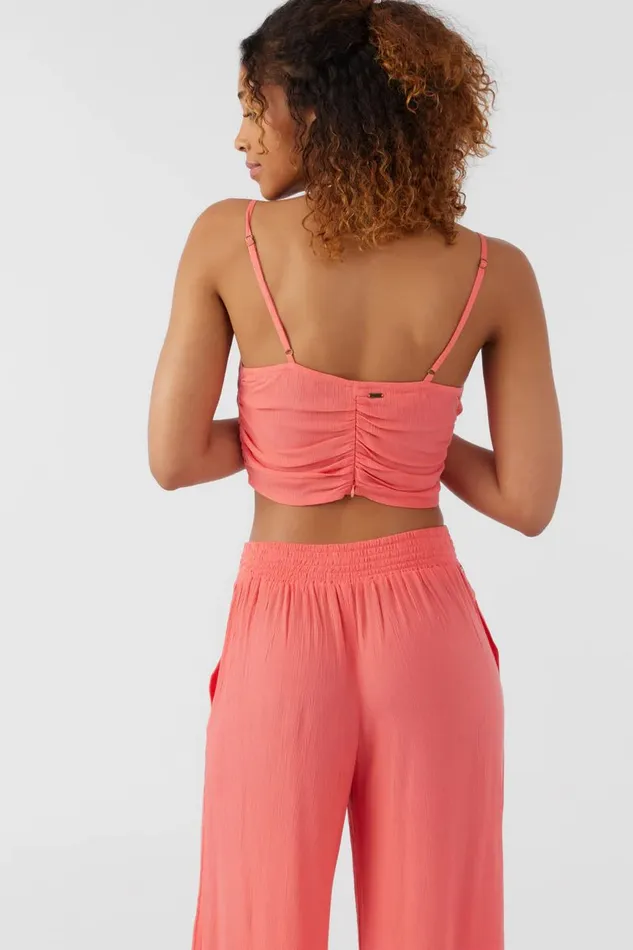 O039NEILL FARRAH SOLID CROP TOP Dubarry Women Collections