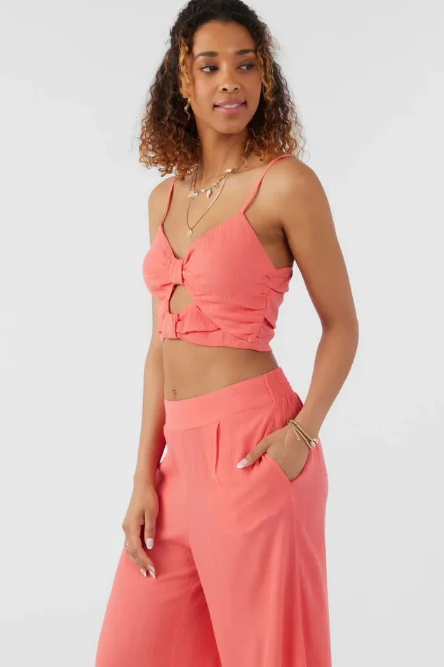 O039NEILL FARRAH SOLID CROP TOP Dubarry Women Collections