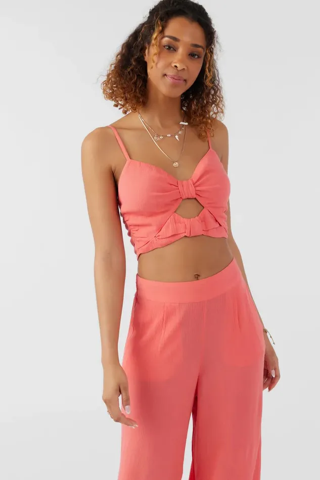 O039NEILL FARRAH SOLID CROP TOP Dubarry Women Collections