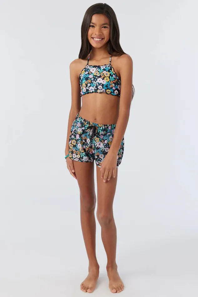 O039NEILL GIRL039S LANE PRINTED STRETCH 2034 BOARDSHORTS Women Girl039S Swim