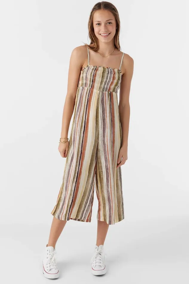 O039NEILL GIRL039S MARGIE NEPTUNE STRIPE JUMPSUIT Multi Clr Kids Girl039S Clothing