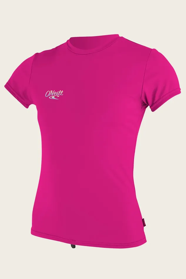 O039NEILL GIRL039S PREMIUM SKINS SS SUN SHIRT Berry Kids Youth Wetsuits