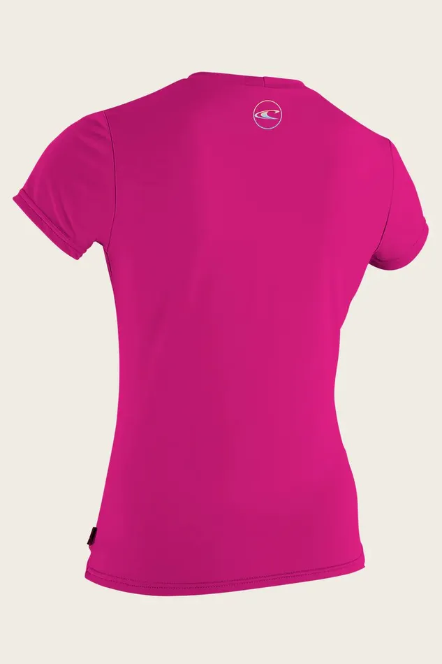 O039NEILL GIRL039S PREMIUM SKINS SS SUN SHIRT Berry Kids Youth Wetsuits
