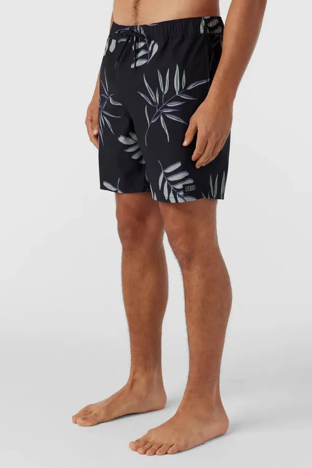 O039NEILL HERMOSA ELASTIC WAIST LINED 17034 SWIM TRUNKS Black 3 Men Type
