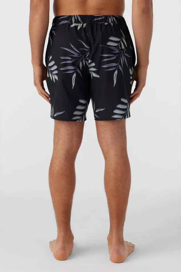 O039NEILL HERMOSA ELASTIC WAIST LINED 17034 SWIM TRUNKS Black 3 Men Type
