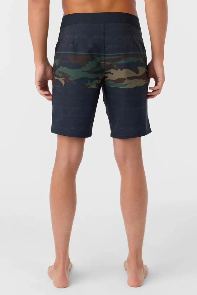 O039NEILL HYPERFREAK HEAT BLOCK 19034 BOARDSHORTS Camo Men Length