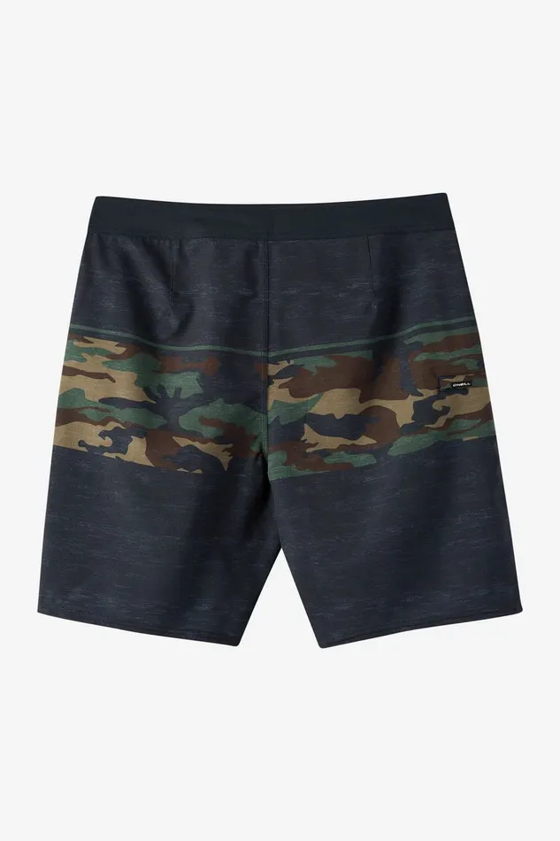 O039NEILL HYPERFREAK HEAT BLOCK 19034 BOARDSHORTS Camo Men Length