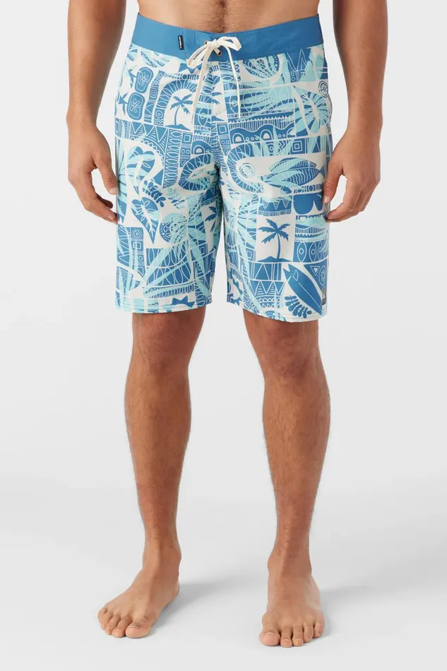 O039NEILL HYPERFREAK MYSTO 20034 BOARDSHORTS Copen Blue Men Length