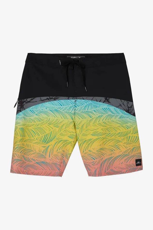 O039NEILL HYPERFREAK TECH BLOCK 20034 BOARDSHORTS Yellow Men Length