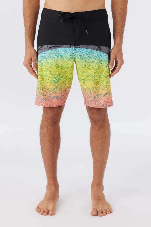 O039NEILL HYPERFREAK TECH BLOCK 20034 BOARDSHORTS Yellow Men Length