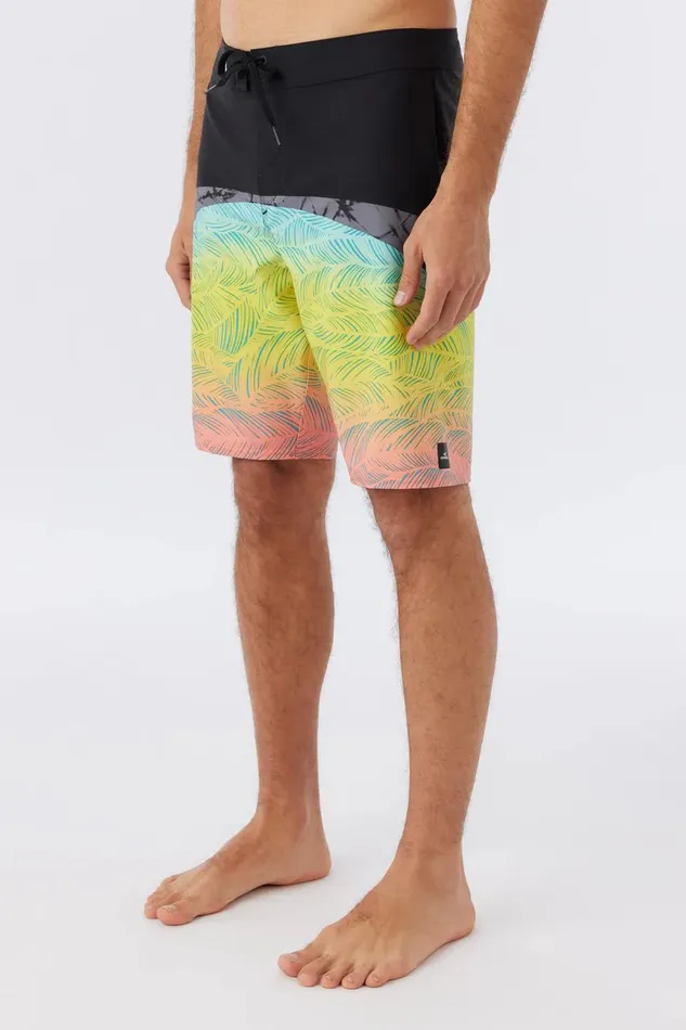 O039NEILL HYPERFREAK TECH BLOCK 20034 BOARDSHORTS Yellow Men Length