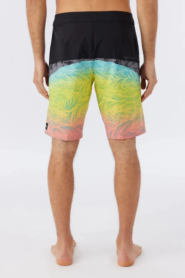 O039NEILL HYPERFREAK TECH BLOCK 20034 BOARDSHORTS Yellow Men Length