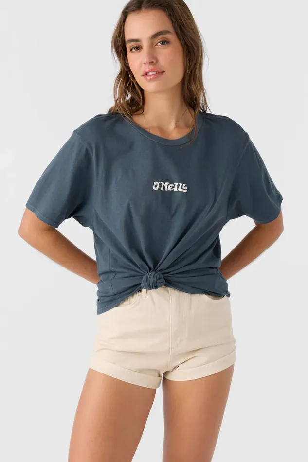 O039NEILL ISLAND PALMS TEE Women Clothing