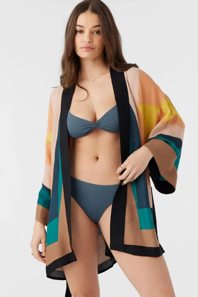 O039NEILL JOSIE KIMONO COVERUP Multi Colored Women Clothing