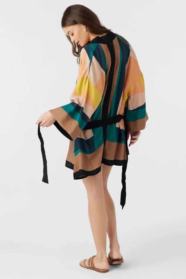 O039NEILL JOSIE KIMONO COVERUP Multi Colored Women Clothing
