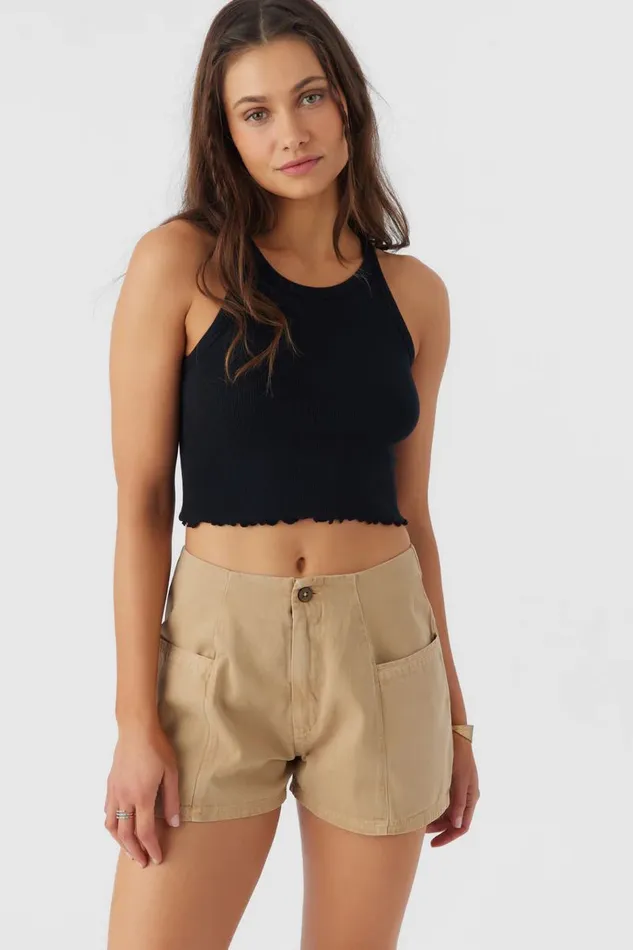 O039NEILL MALCOM COTTON TWILL SHORTS Nomad Women Clothing