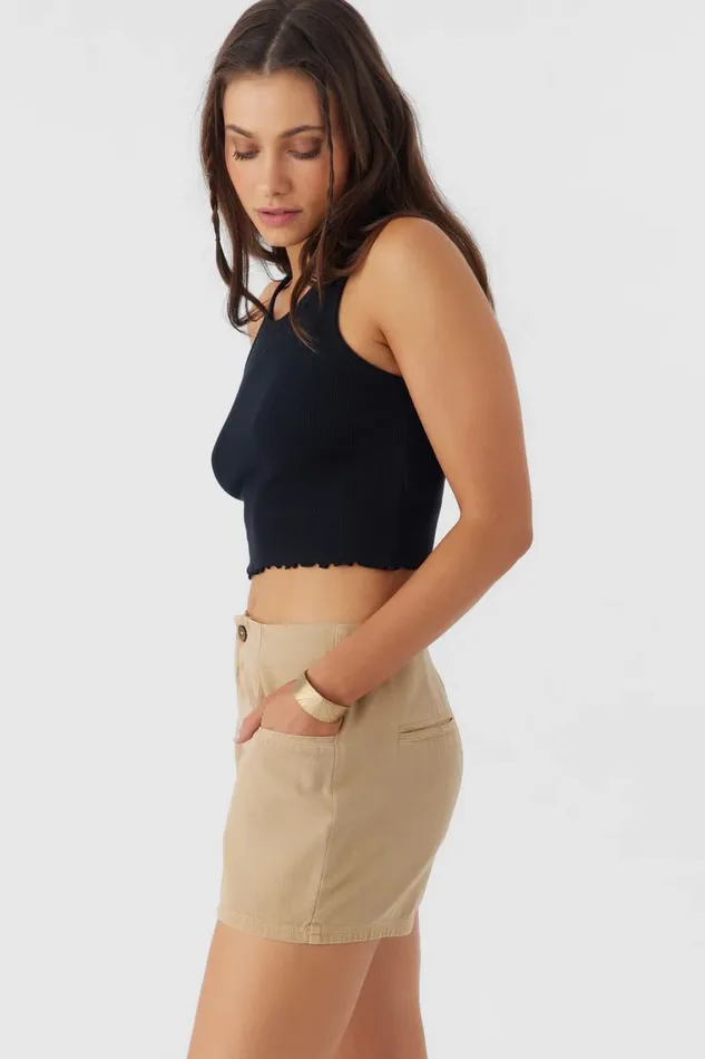 O039NEILL MALCOM COTTON TWILL SHORTS Nomad Women Clothing