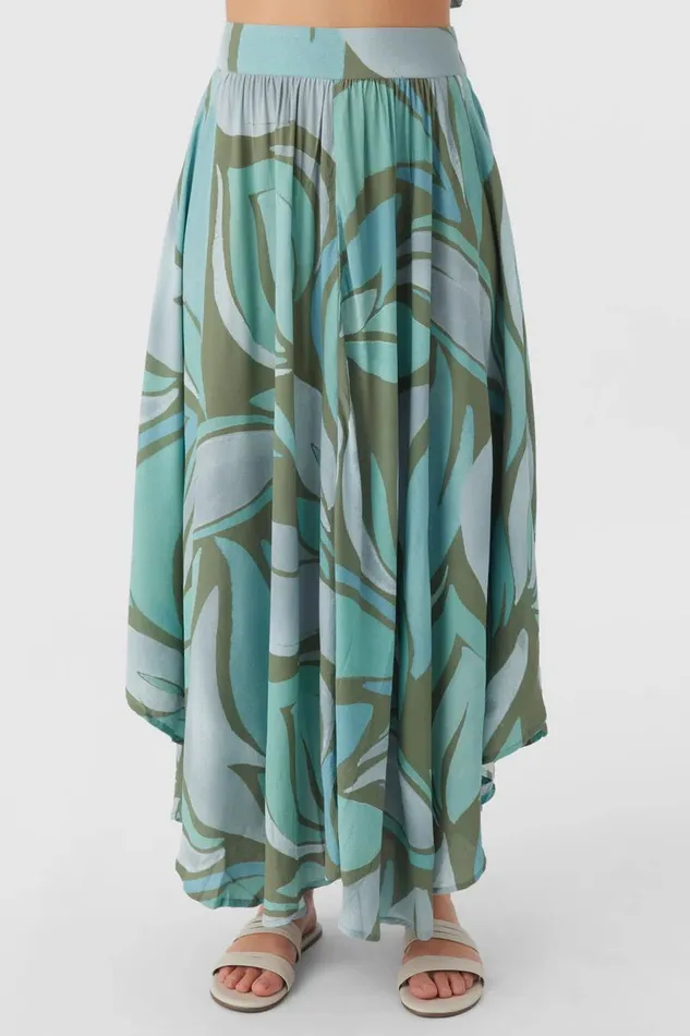 O039NEILL MARNIE LORETTA PRINT MIDI SKIRT Women Collections