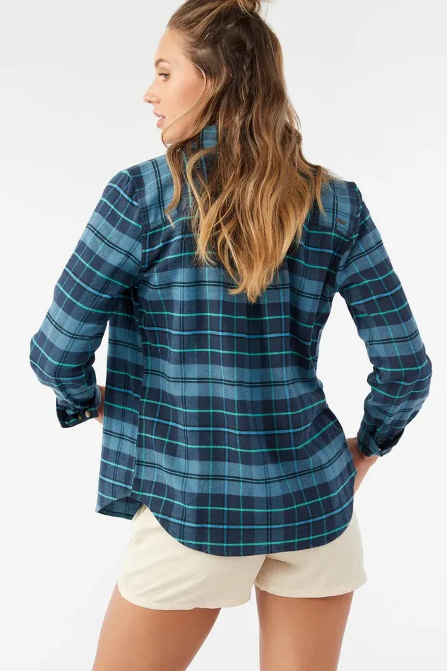 O039NEILL NASH FLANNEL TOP Women Clothing