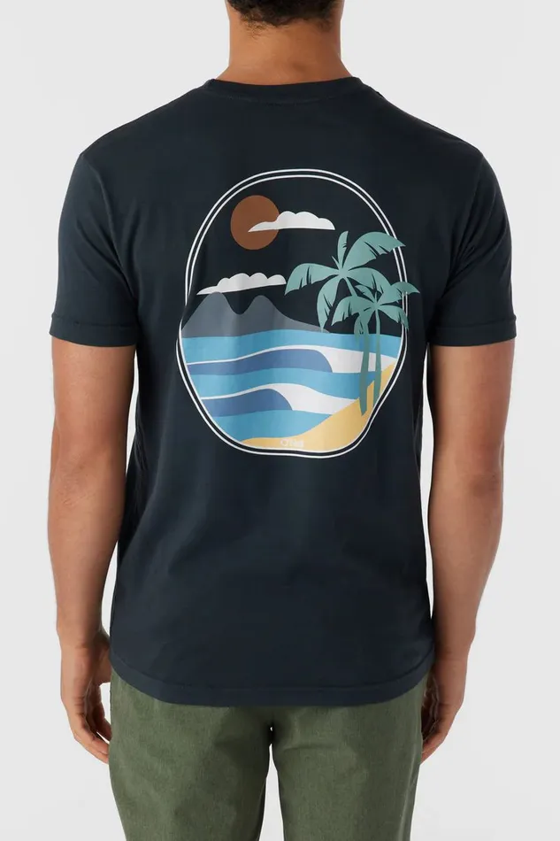 O039NEILL O039RIGINALS FOUR BOBS TEE Dark Charcoal Men Featured