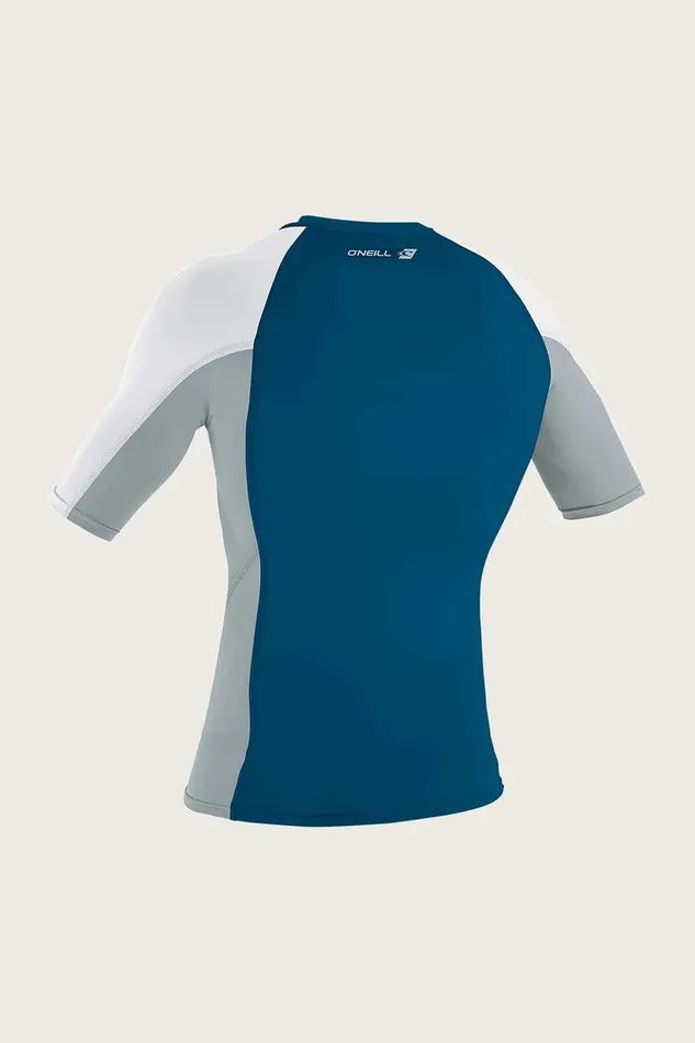 O039NEILL PREMIUM SKINS SS RASH GUARD Ultrablucoolgrywht Men Men039S Wetsuits