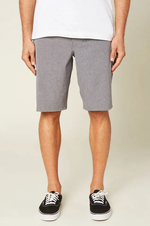 O039NEILL RESERVE HEATHER 21034 HYBRID SHORTS Grey Men Clothing