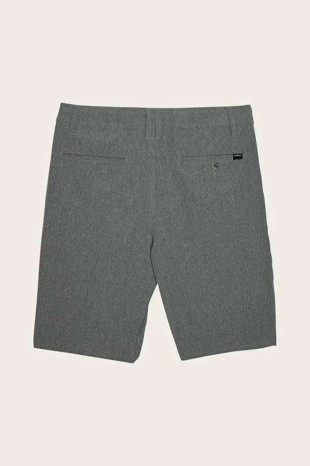 O039NEILL RESERVE HEATHER 21034 HYBRID SHORTS Grey Men Clothing