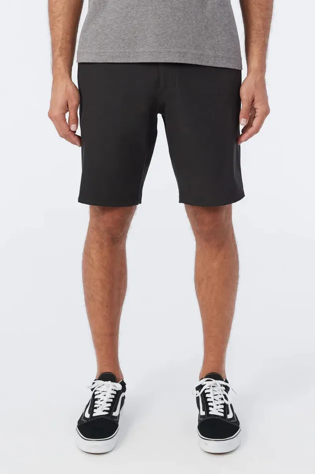 O039NEILL RESERVE LIGHT CHECK 19034 HYBRID SHORTS Black Men Clothing