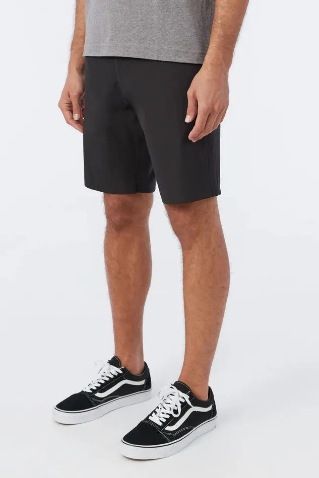 O039NEILL RESERVE LIGHT CHECK 19034 HYBRID SHORTS Black Men Clothing