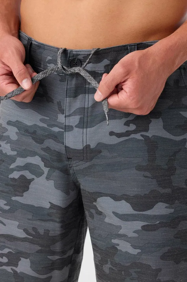 O039NEILL RESERVE SLUB 20034 HYBRID SHORTS Blk Camo Men Clothing