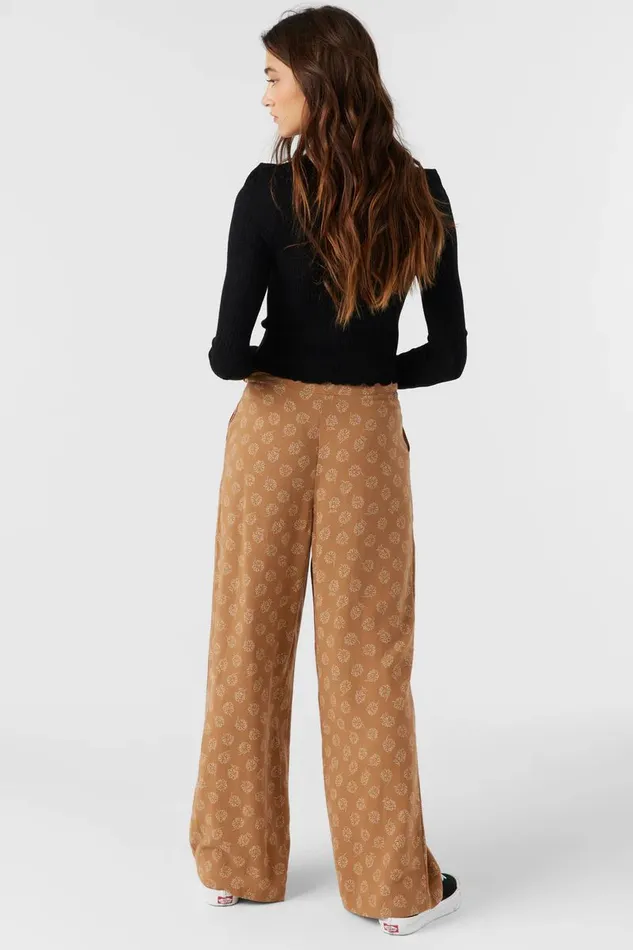 O039NEILL RYLAN VALLEY FLORAL BEACH PANTS Tobacc Brw Women Clothing