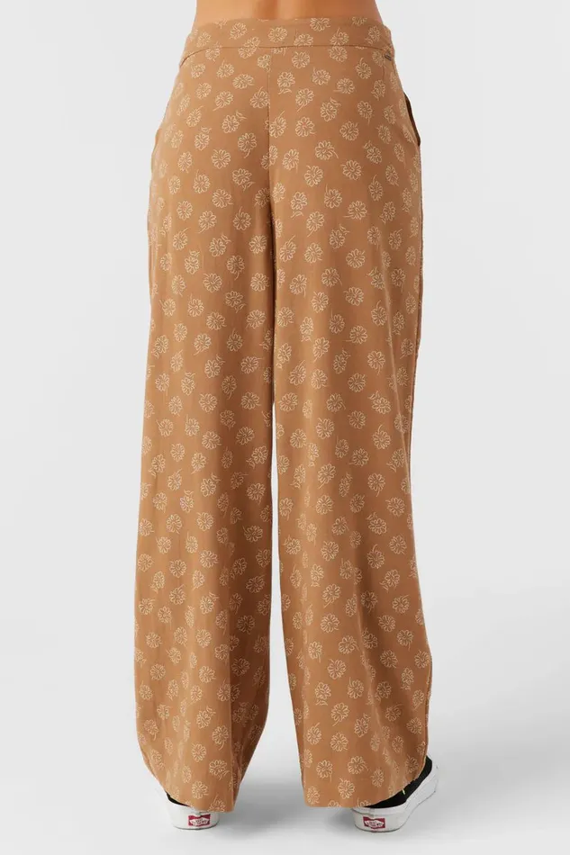 O039NEILL RYLAN VALLEY FLORAL BEACH PANTS Tobacc Brw Women Clothing