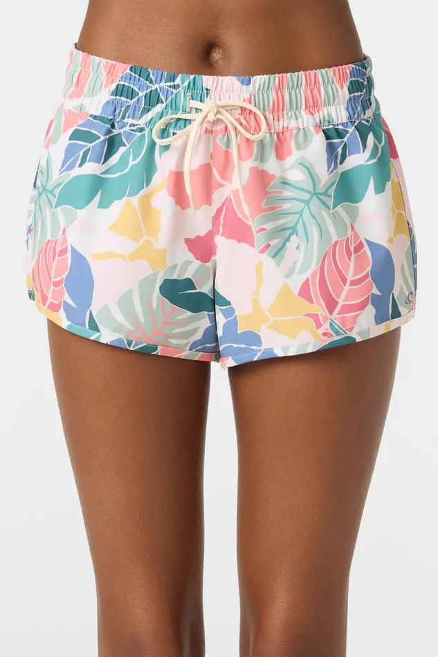 O039NEILL SALTWATER ESSENTIALS BALBOA PRINTED 2034 ELASTIC BOARDSHORTS Women Swim