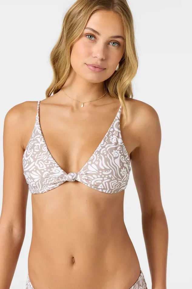 O039NEILL SALTWATER ESSENTIALS PISMO TALL TRI BRALETTE TOP Women Top Style