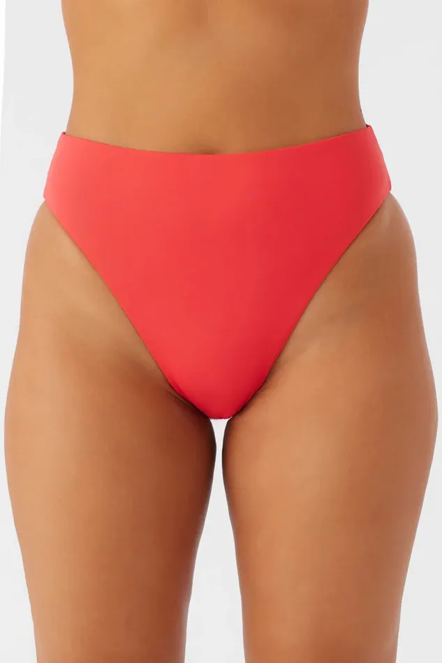 O039NEILL SALTWATER SOLIDS MAX HIGH WAIST FULL BOTTOMS Bittersweet Women Sale