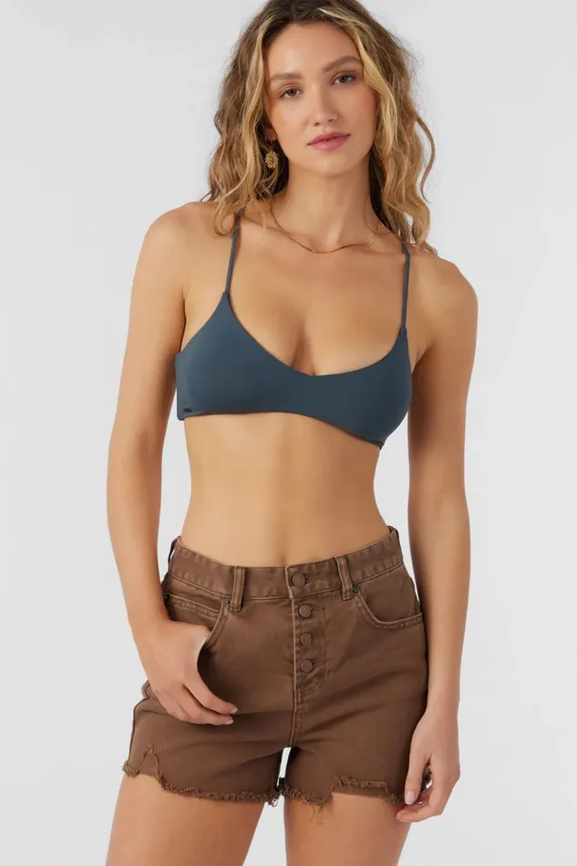 O039NEILL SAMIRA DENIM SHORTS Brown Sugar Women Clothing