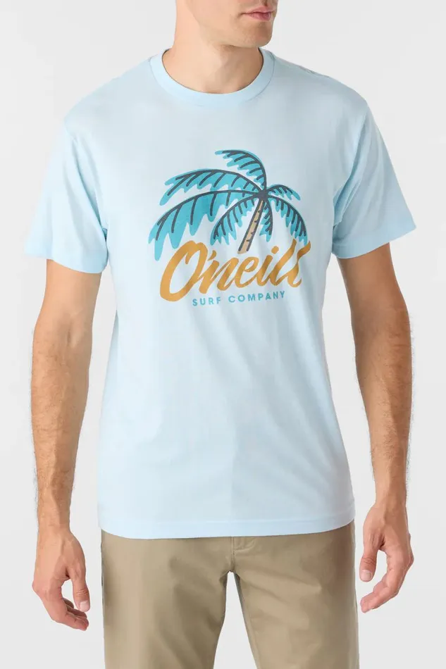 O039NEILL TILT STANDARD FIT TEE Sky Blue Heather Men Clothing
