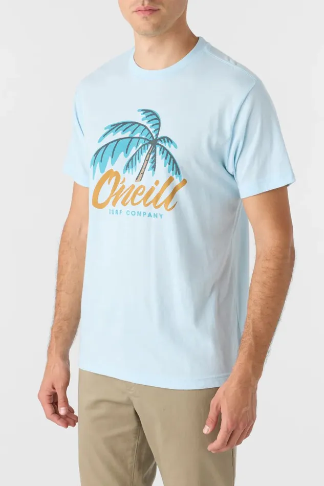 O039NEILL TILT STANDARD FIT TEE Sky Blue Heather Men Clothing
