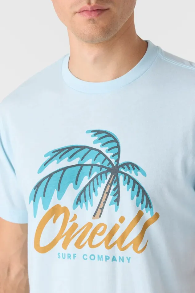 O039NEILL TILT STANDARD FIT TEE Sky Blue Heather Men Clothing