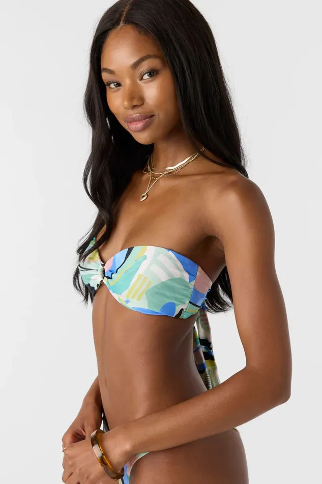 O039NEILL WAVY FATHOM BANDEAU TOP Women Swim