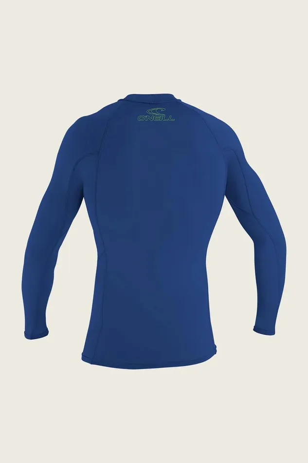 O039NEILL YOUTH BASIC SKINS 50 LS RASH GUARD Pacific Kids Youth Wetsuits