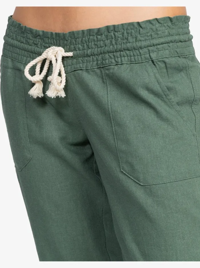 Oceanside 8211 Beach Pants Duck Green Women Roxy Trousers