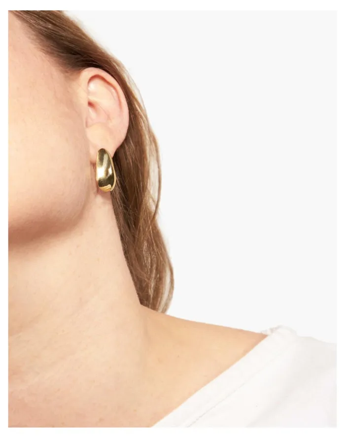 Odette Shield Earrings Brass Women Madewell Earrings Odette Shield Earrings Brass Women Madewell Earrings