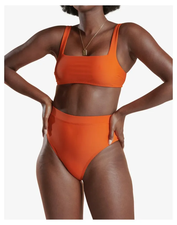 OOKIOH Oslo Top Orange Women Madewell Swim