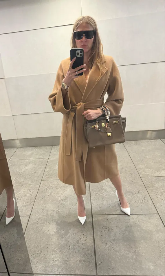 Outerwear Women Generation Love Clothing Grayson Wool Coat Camel