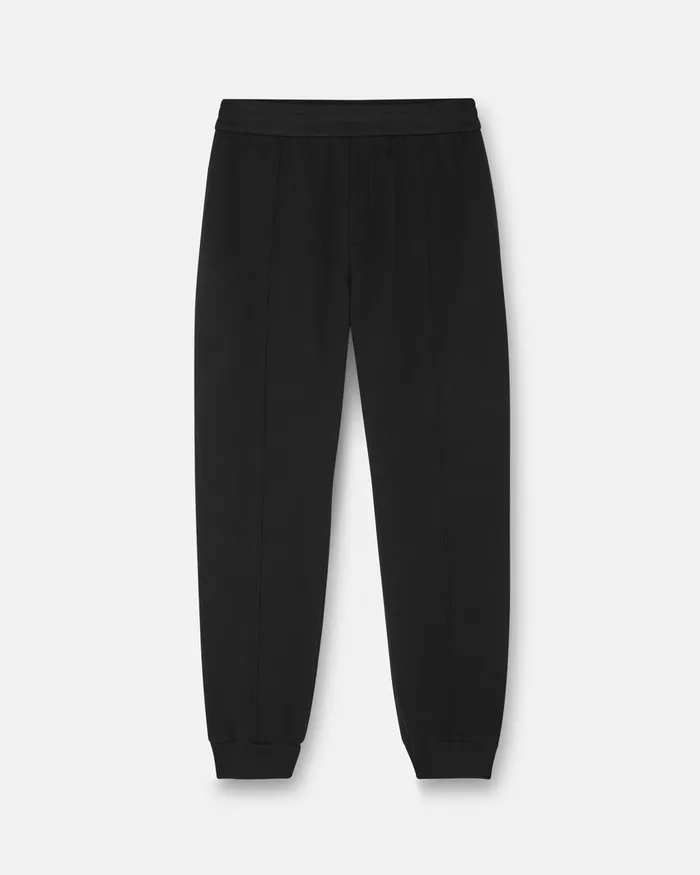 Pants and Shorts Men Versace Logo Sweatpants Black