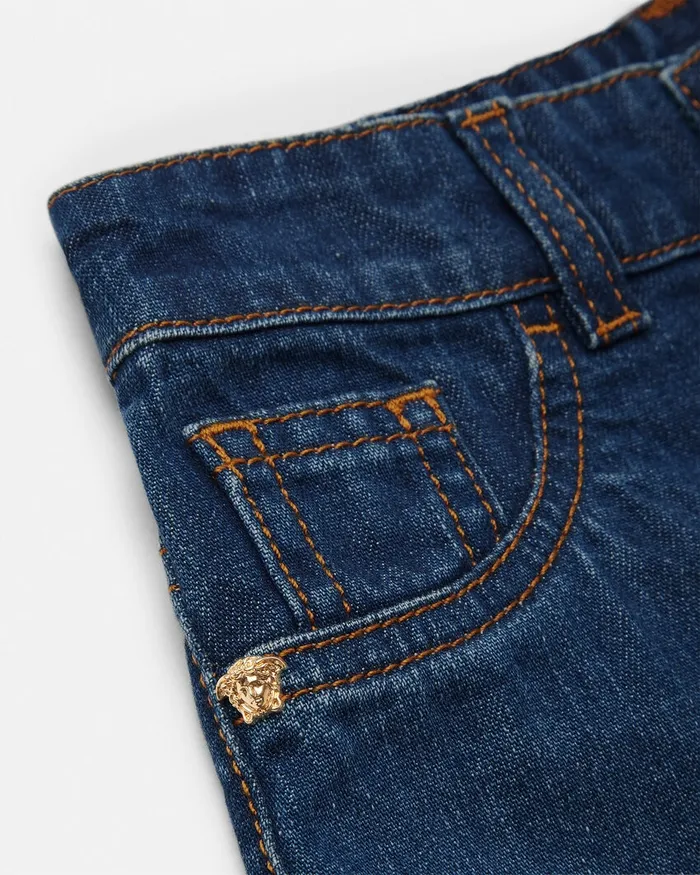 Pants and Skirts Kids Versace Baby Jeans Blue