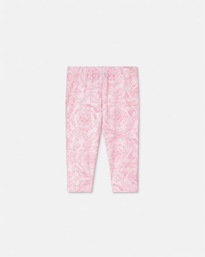 Pants and Skirts Kids Versace Barocco Baby Leggings Pinkprint